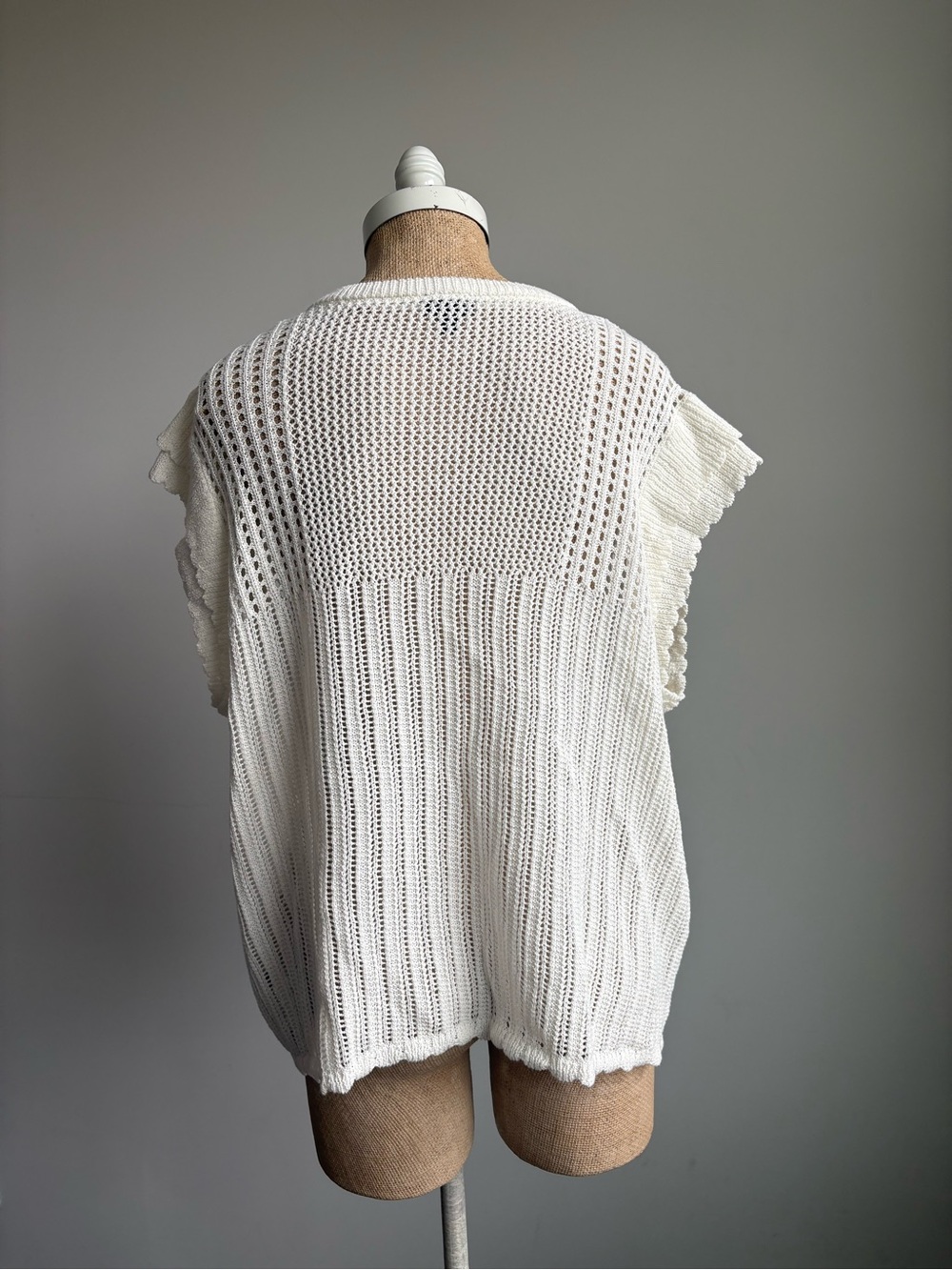 Torrid Pointelle V-Neck Pullover Sweater 2X - Picture 11 of 13
